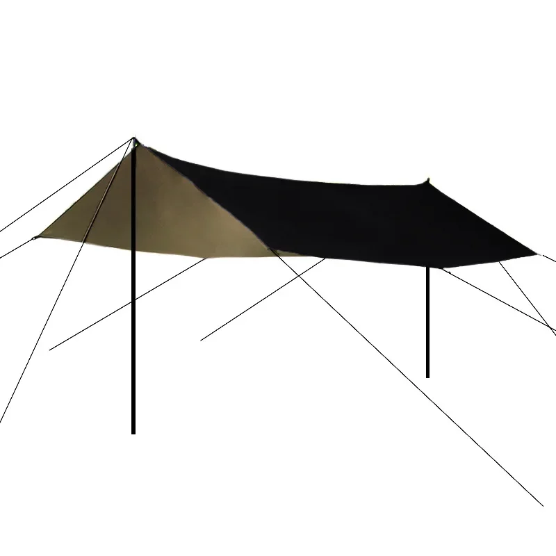 420D Waterproof Trap Tent Ultralight Foldable Garden Beach Sunshade Tent Outdoor Camping Hammock Rain Tent Awnings Canopy