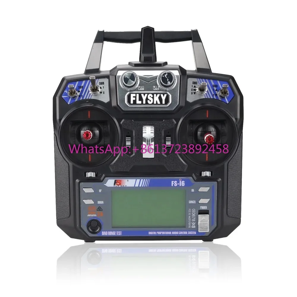 

Flysky I6 Remote Control FS-I6 2.4G 6CH Transmitter Controller FS-IA6 IA6B Receiver for RC Helicopter Plane FPV Drone