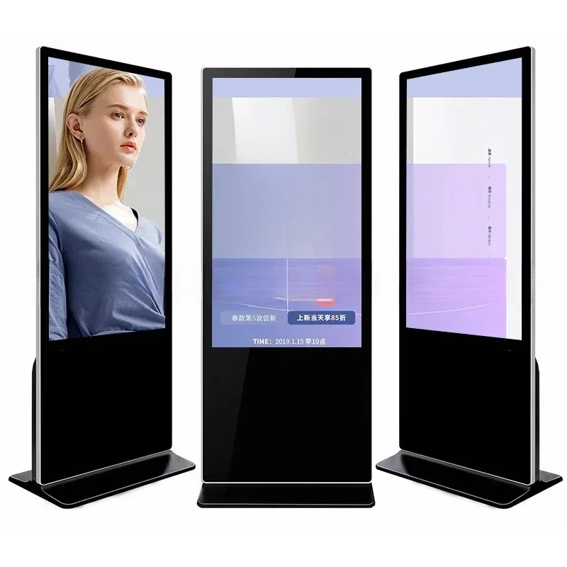 

32Inch 43Inch Android Screen Floor Stand Wifi Lcd Advertising Display Indoor Kiosk Standalone Digital Signage