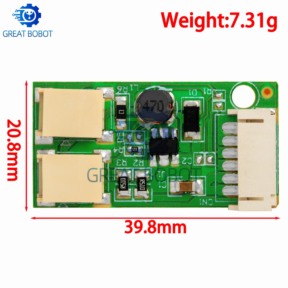 1~5PCS BS Dual Lamp LED Buck Driver Board CA-133 Dual Port LED Constant Current Board 9.6V Output Constant Current Source Wiring