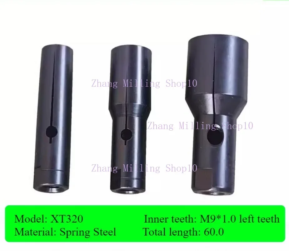 

Для LNS XT320 Fedek автоматический зажим для подачи стержня 20 # Цанга из пружинной стали патрона с левой резьбой M9