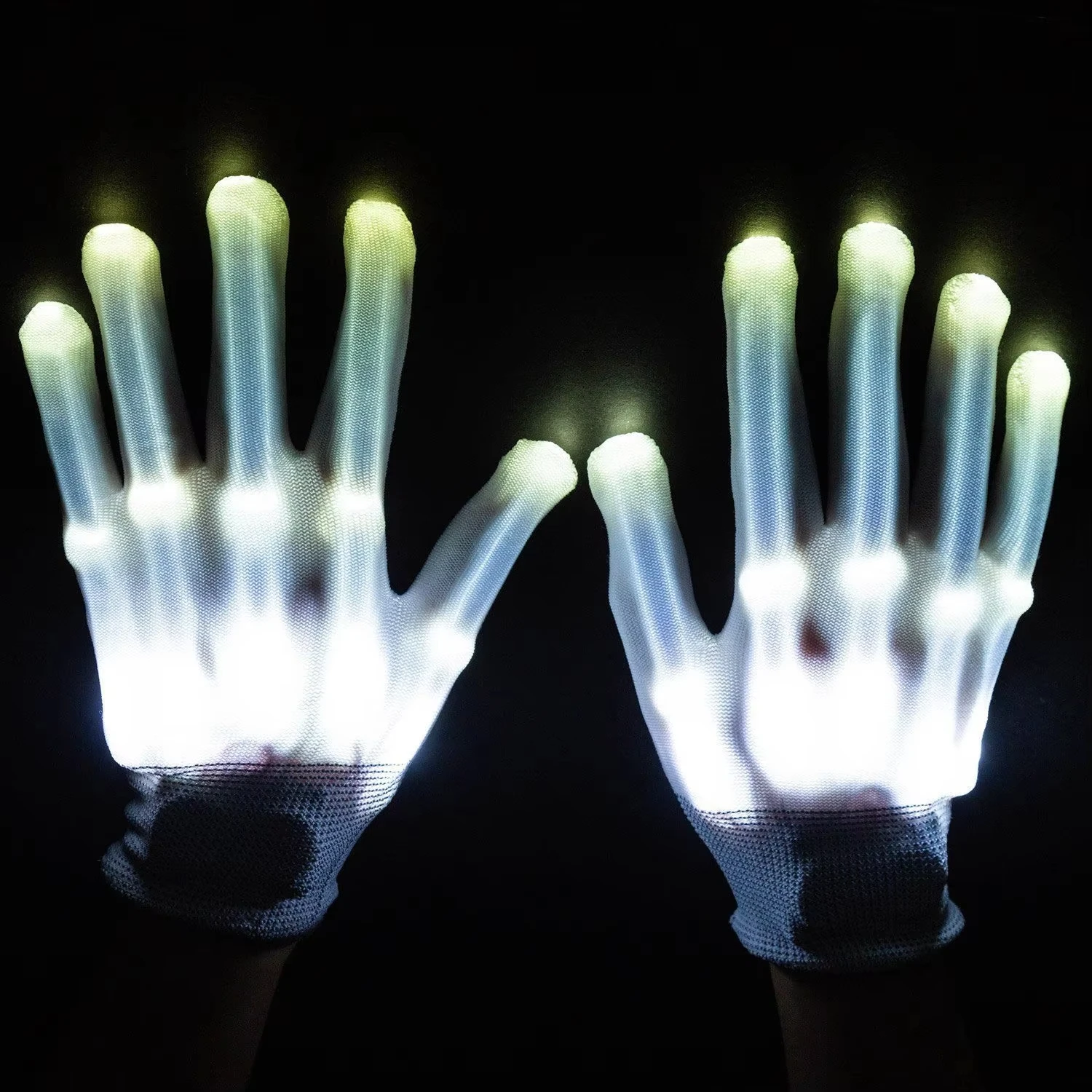 Wholesale Rave Light  Finger Lighting Glow Mittens LED Glow Gloves for Halloween