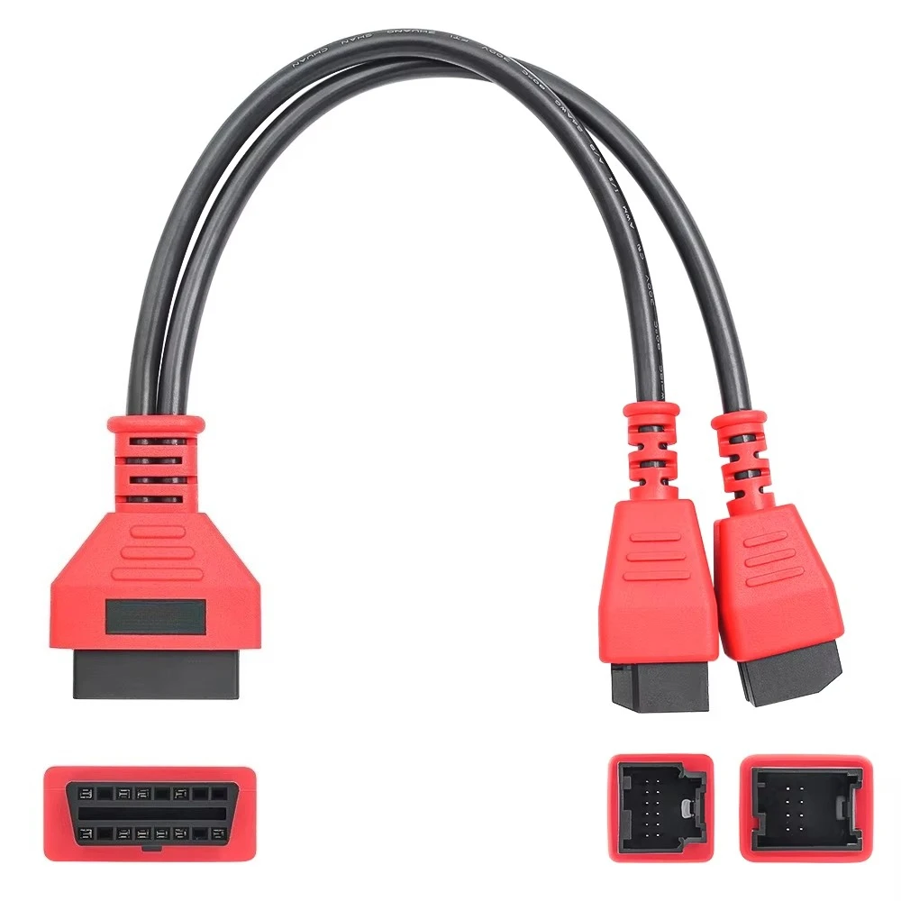 Brand New Hot sale 12 8 OBD Adapter Diagnostic Connector  FCA Programming Cable 12+8 Support for Chrysler OBD2 12+8PIN Cable