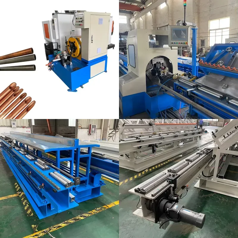 2026 CE Automatic Aluminum Copper Inner Grooved Threaded Fined Pipe Extruded Spiral Low Fin Tube Making Machine Radiator Heat