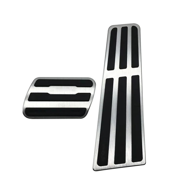Für Porsche Taycan 2019 ~ 2022 Auto Gaspedal Bremspedal Direkt Installieren Nicht-Slip Kein Bohren Fuß Pedale Schützen matte Zubehör