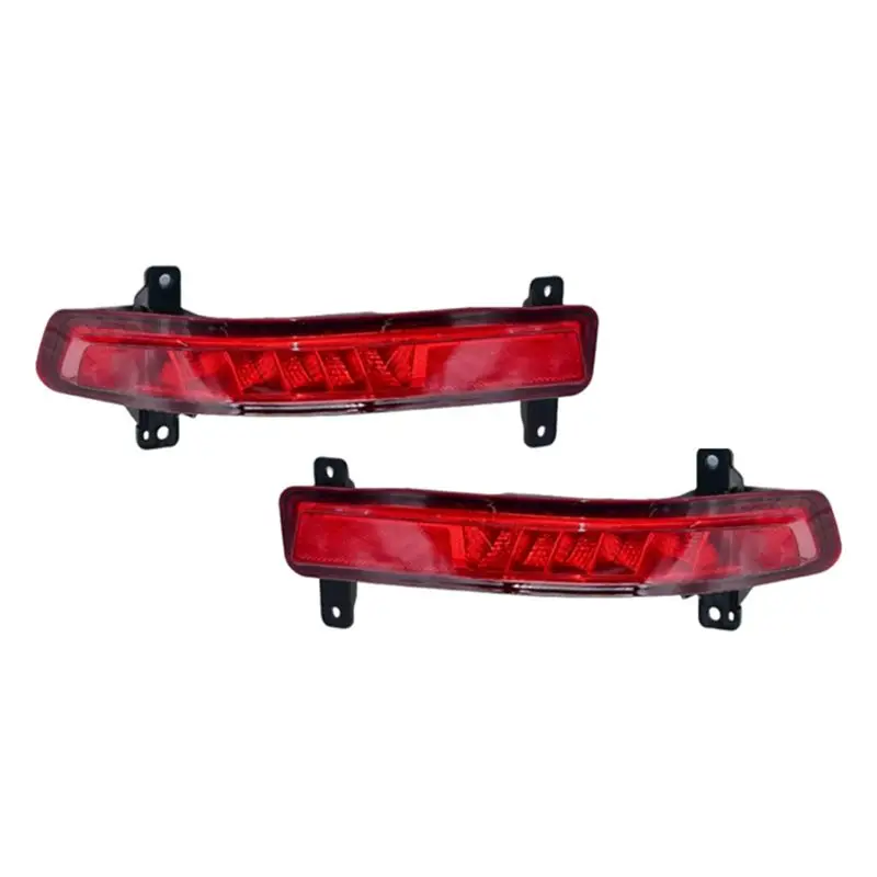 

Rare 1 Pair Car Rear Bumper Light Rear LED Brake Light Driving Reversing Stop Lamp Red ABS For Great Wall Haval H9