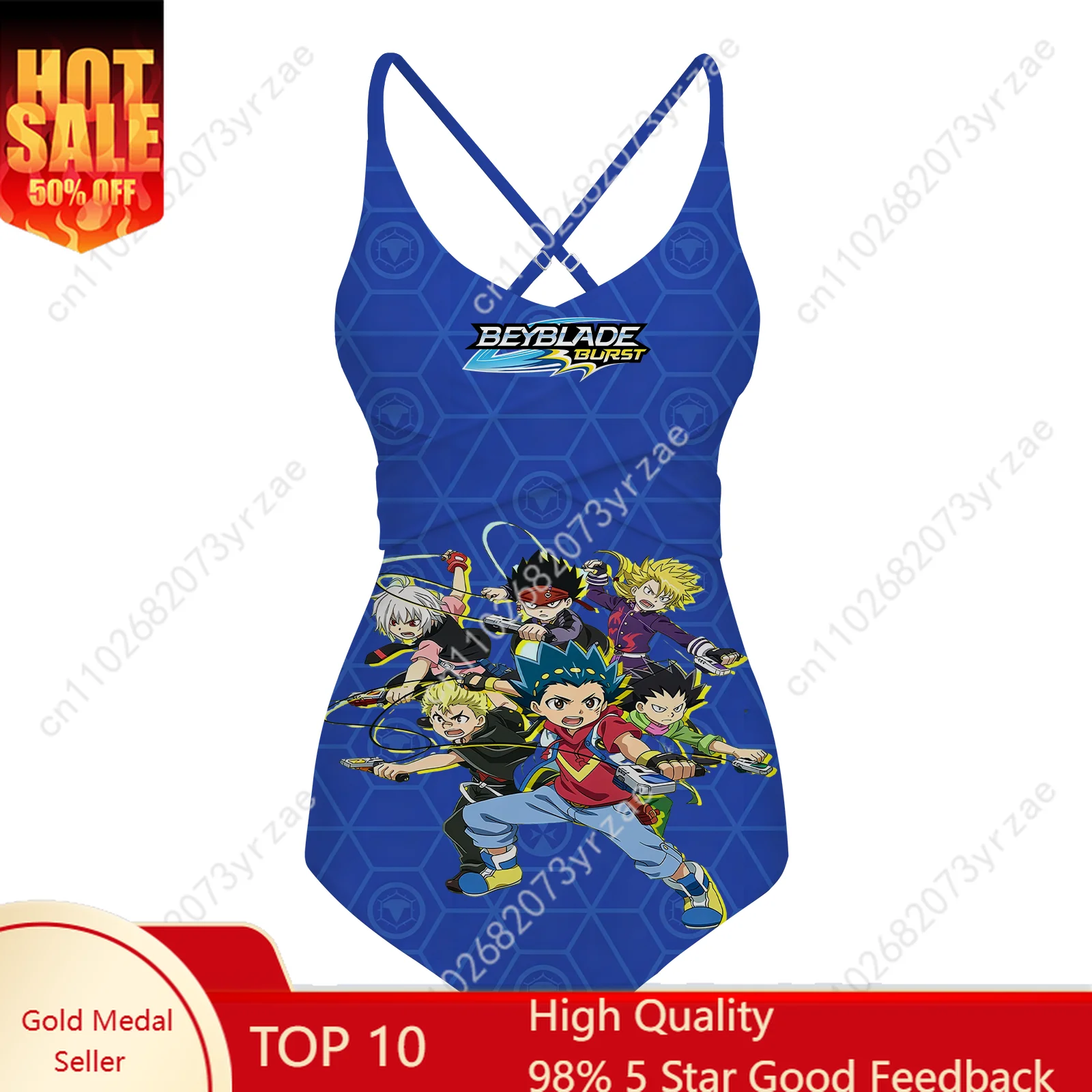 

Beyblade Women Sling Swimsuits Personalized Pattern Sexy Swimwear Pool Party Beach Bikini Summer Custom Bathing Suits