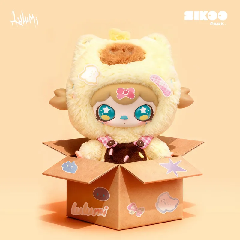

New Lulumi Box You Hide And Seek Cat Limited Edition 199pc Plush Doll Blue Pink Hanging Card Pendant Trendy Play Decorative Gift
