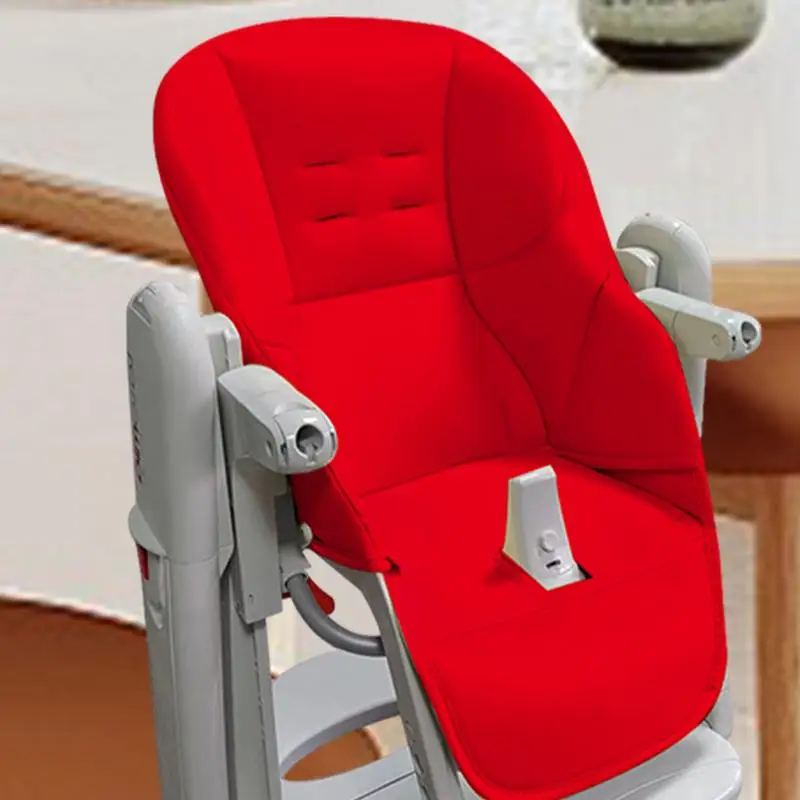 Baby Dining Chair Seat Cushion Soft PU Leather Dining Chair Cover Child Dining Seat Case For Peg Perego Tatamia Accessories