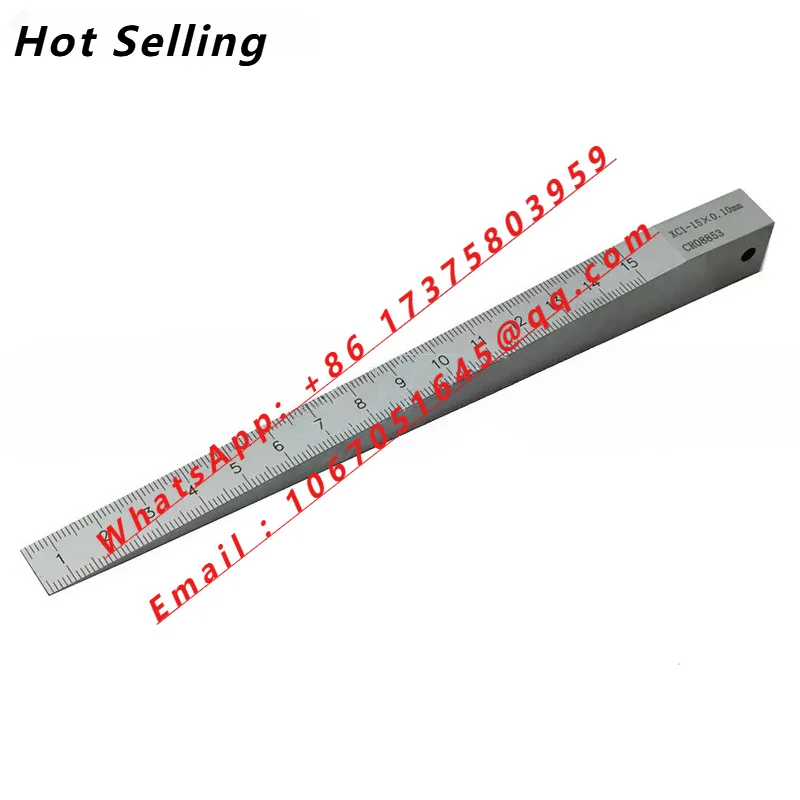 Taper Gauge Range 1-15mm Taper Welding Gauge High-precision 0.1mm Slope Ruler for Woodworking and DIY Projects