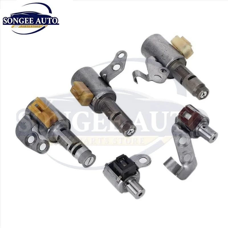 Transmission Solenoid Kit  5PCS U140E U241E  Fits For Lexus Toyota RAV4 CAMRY HIGHLANDER