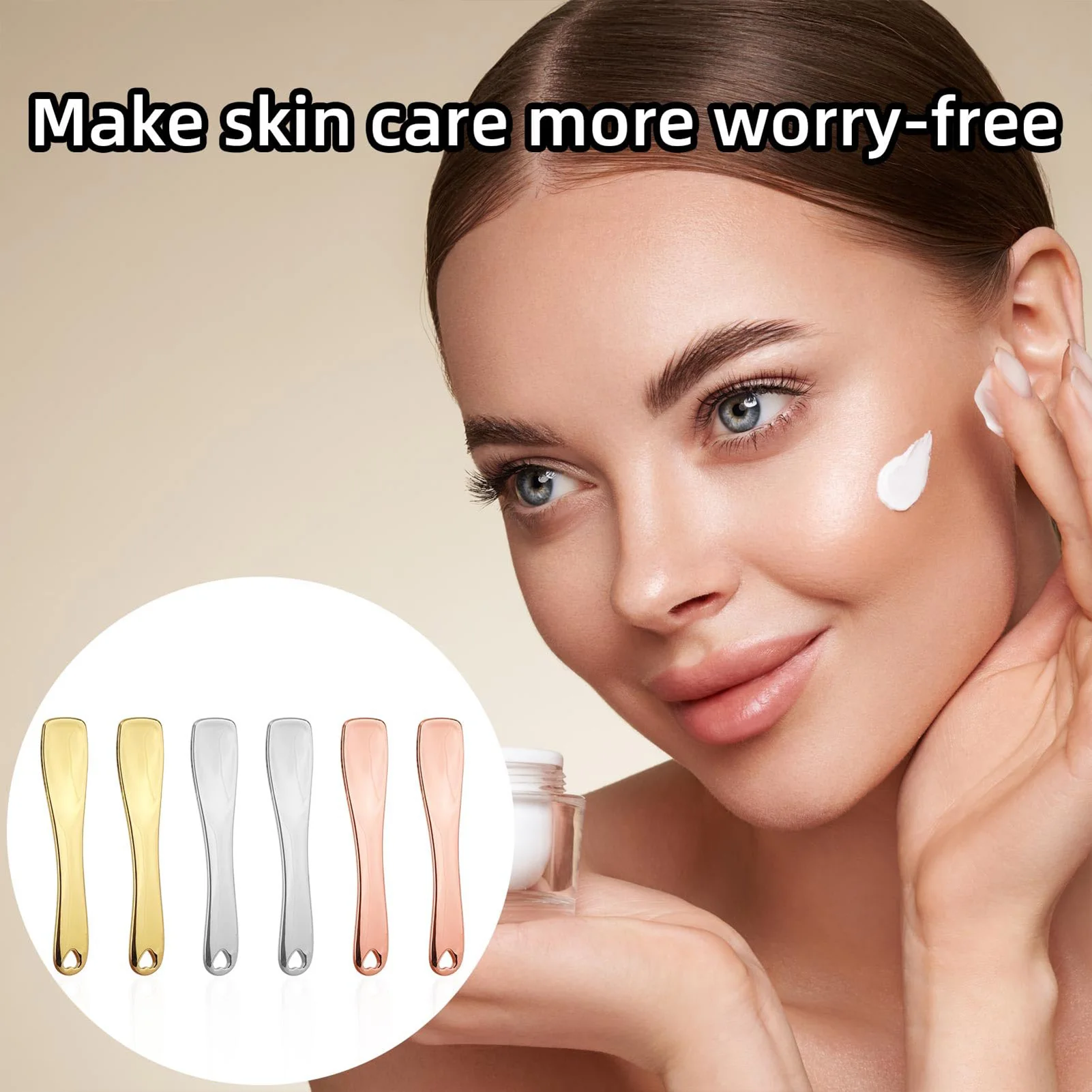 

Eye Cream Massage Sticks Durable and Smooth Surface Massage Sticks for Skin Care Home Salon