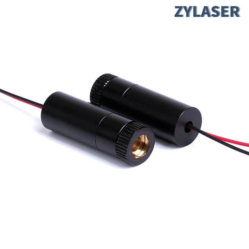 External TTL 12x45mm Focusable 635nm Red Dot 100mW Glass Lens Laser Diode Module Industrial Grade