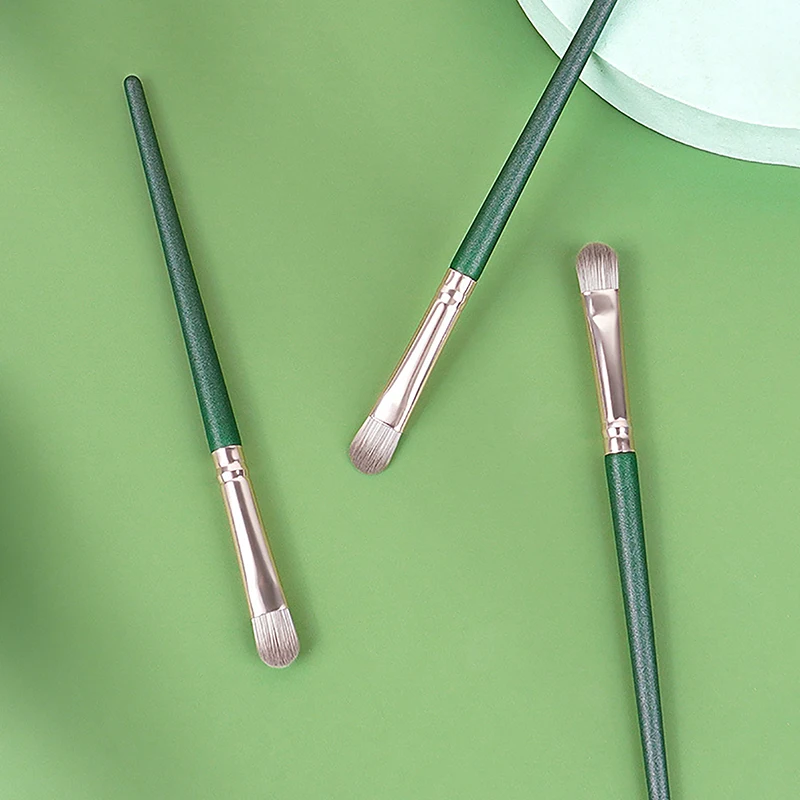 3PCS Eye Shadow Detail Brushes Tool Set Cosmetic Highlighter Lying Silkworm Smudge Soft Hair Brush Blush Beauty Makeup