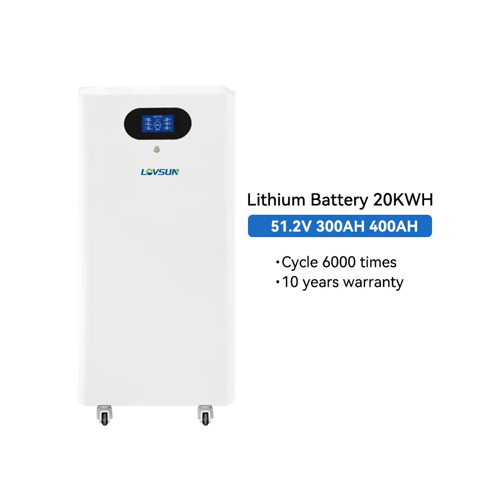 

Removable Solar Power Storage Battery Inverter Home 10kWh 15kWh 20kWh 51.2V 400ah 300ah LiFePO4 Hybrid Grid Solar Energy System