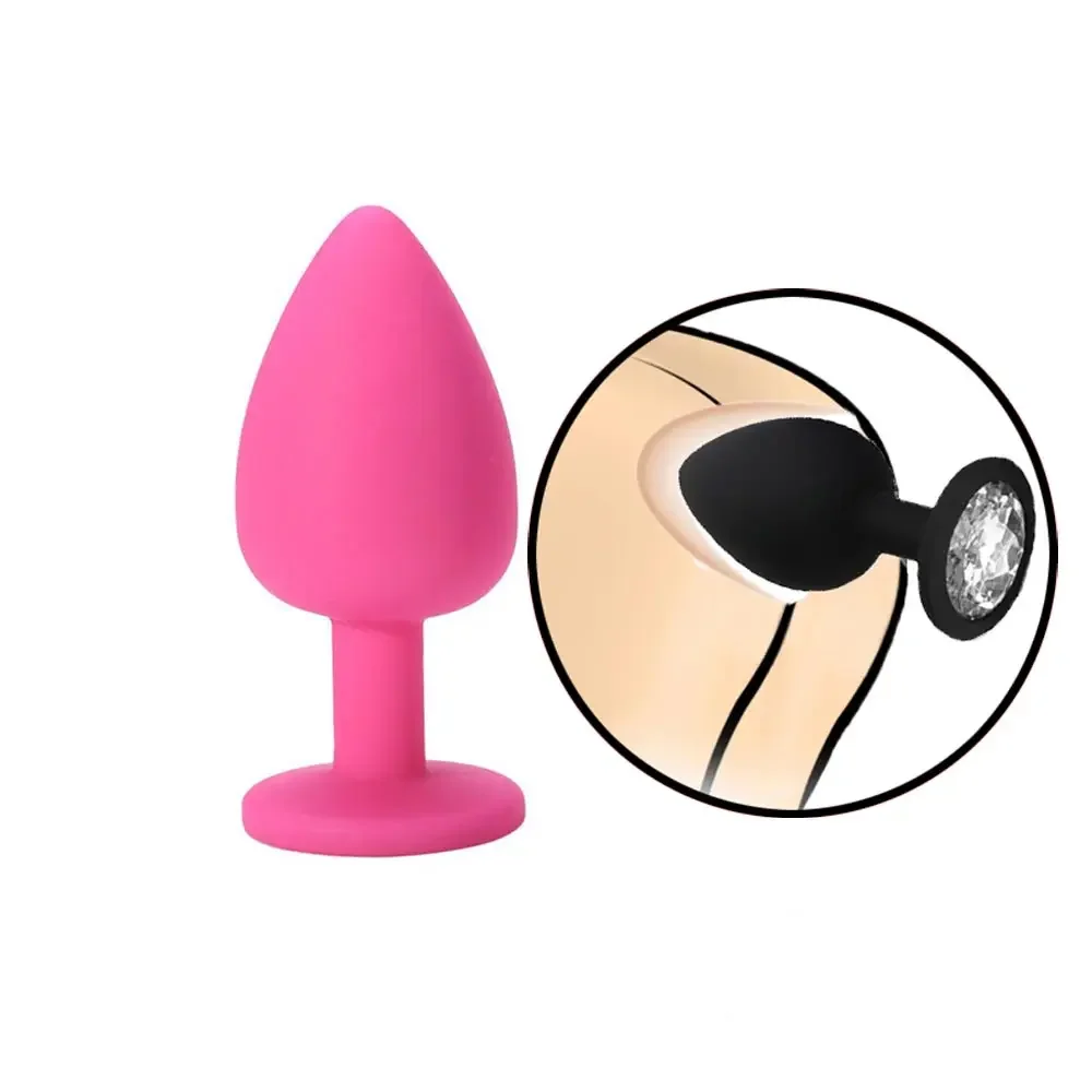 Inserir plug para homens bumbum de silicone prostático para masturbação mas bens adultos homens estimulador anal feminino vibrador silcon