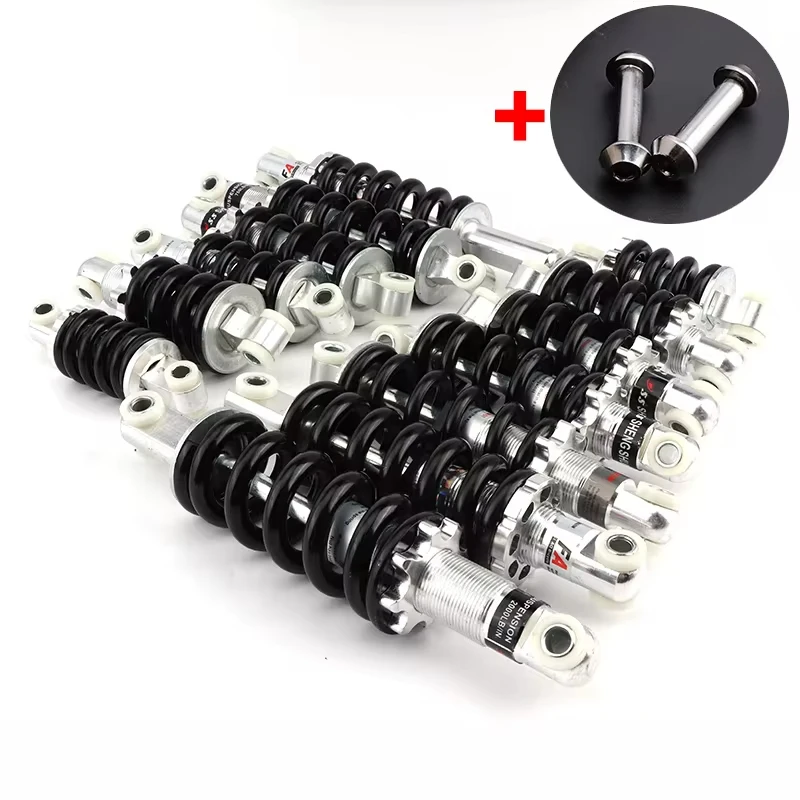 90/100/115/125/150/170/180/190/200/215 มม.ด้านหลังSuspension Shockสําหรับ 47cc49CC Super Minimoto ATVไฟฟ้าสกู๊ตเตอร์Mini Pocket Bike