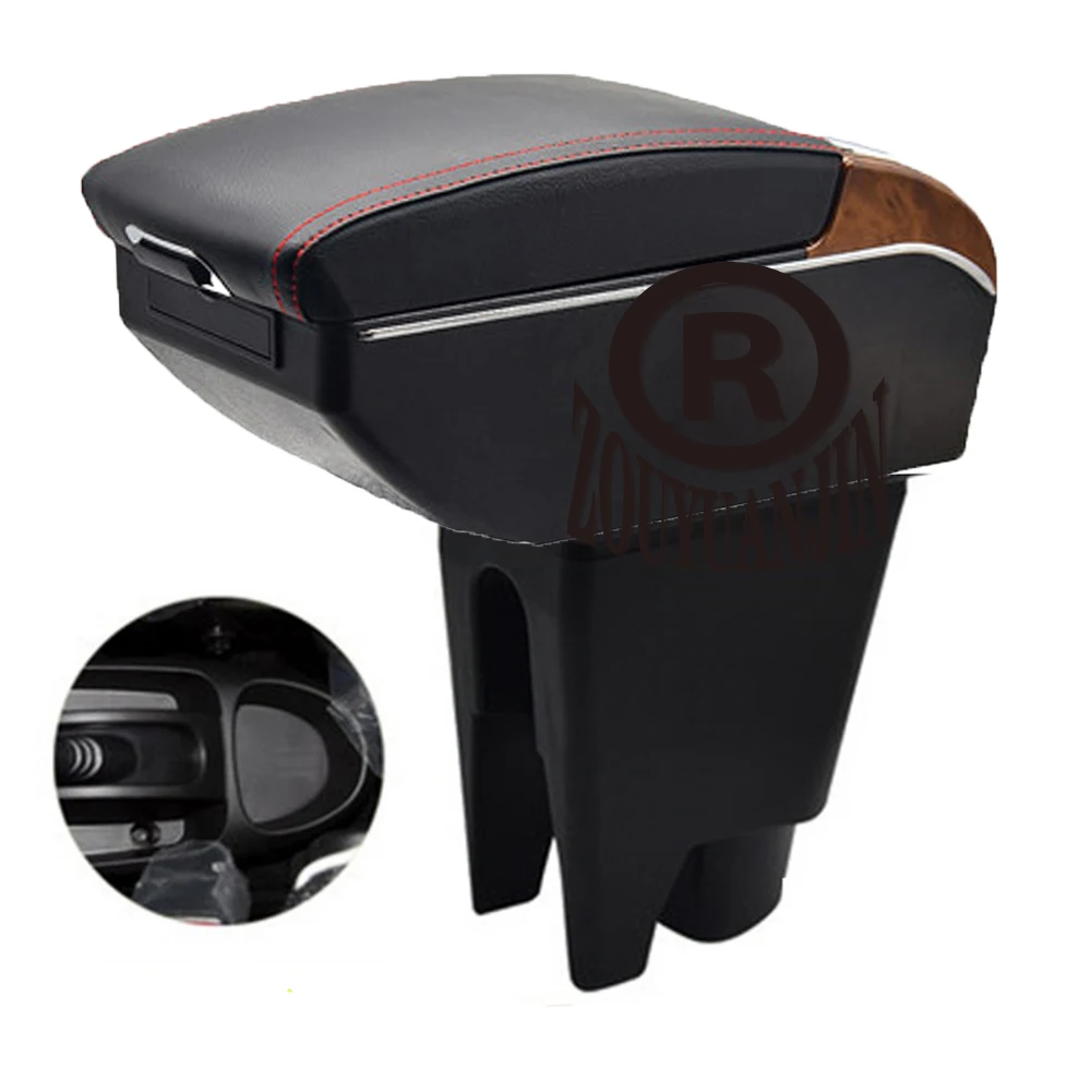 

For Citroen c1 Peugeot 107 Toyota Aygo BJ Byd F0 Armrest Box Interior Parts Car Center Console Arm Storage Elbow Rest with USB