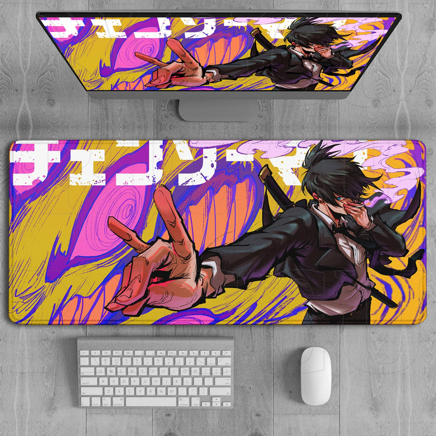 HD チェンソーマン XXL マウスパッド アニメ レゼ ゲーマー マキマ