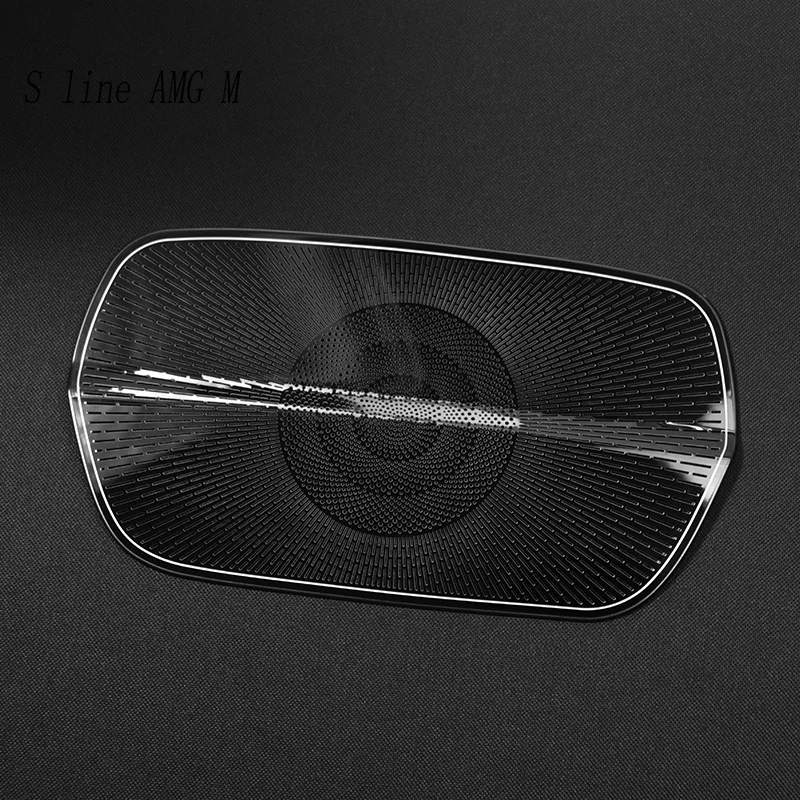 Car Styling Audio Speaker For Mercedes Benz GLB Class X247 2020-2023 Dashboard Loudspeaker Cover Stickers Trim Auto Accessories