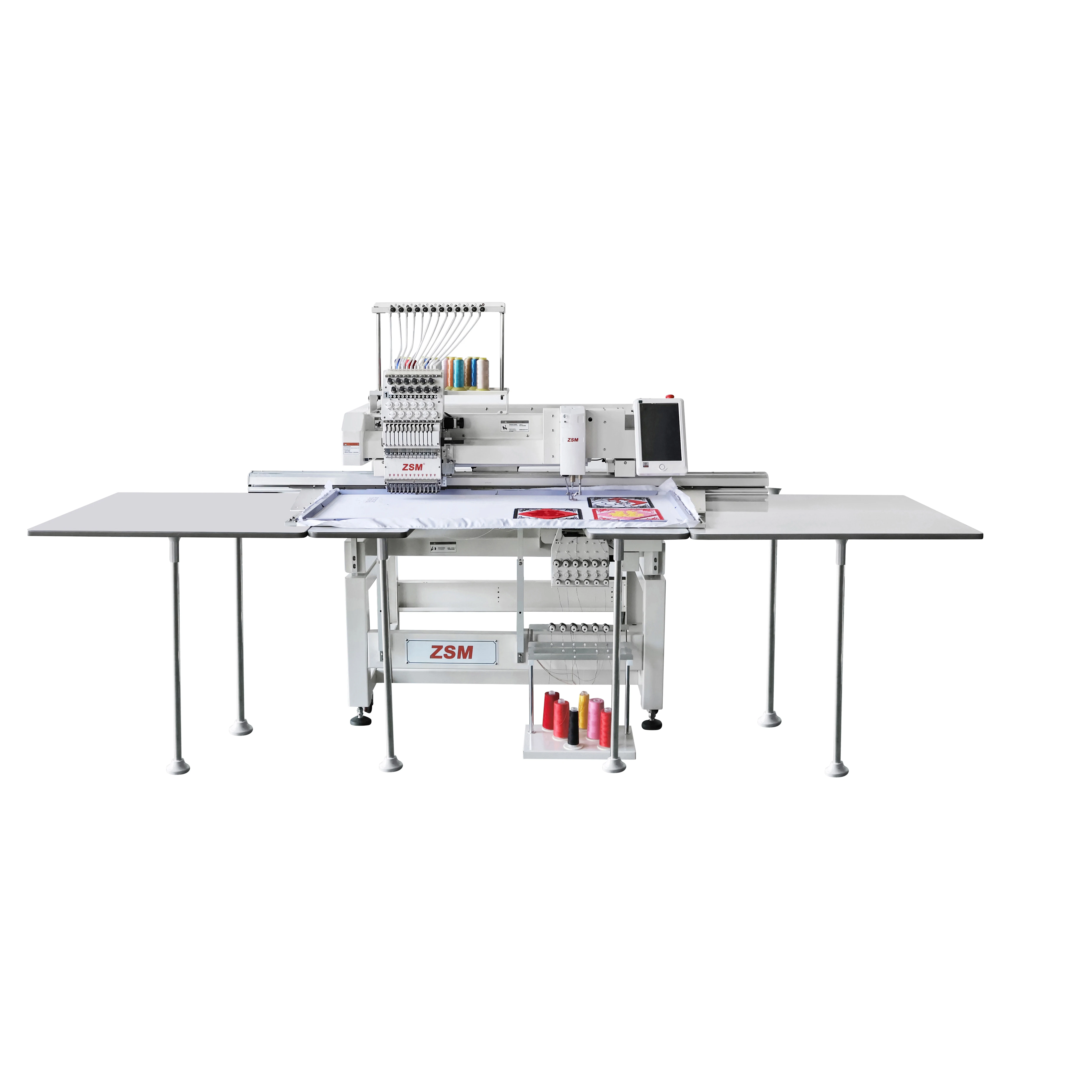 New Computerized Automatic Chenille Embroidery Machine with 4KW Motor Home Use 1+1 Head Good Quality