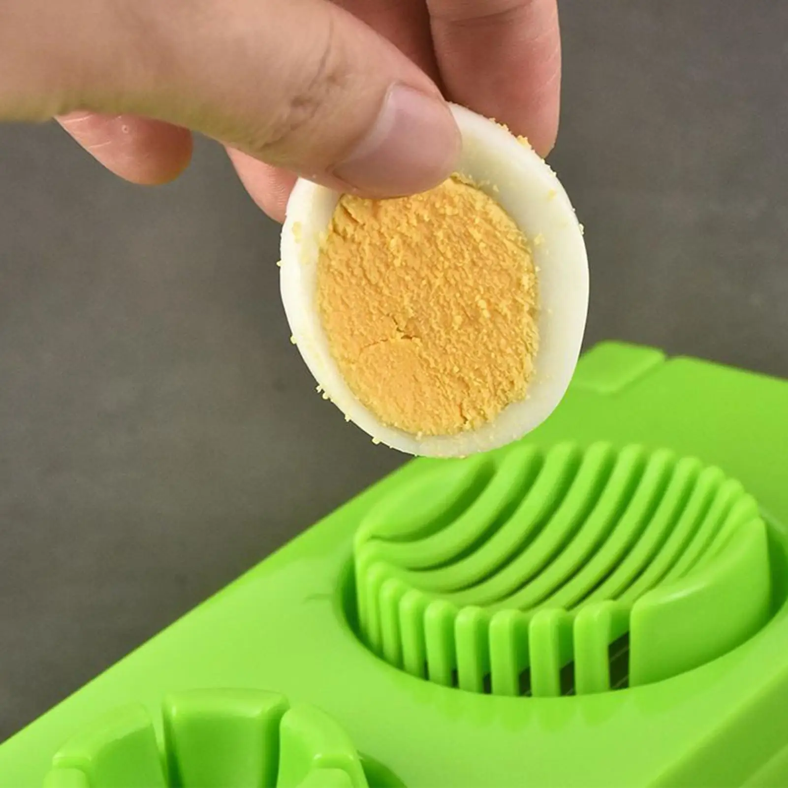Egg Cutter Stainless Steel Wire Egg Chopper Cutting Tool 2 In 1 Chopper Kitchen Gadgets For Fruit Tomato Banana Strawberry - view 5