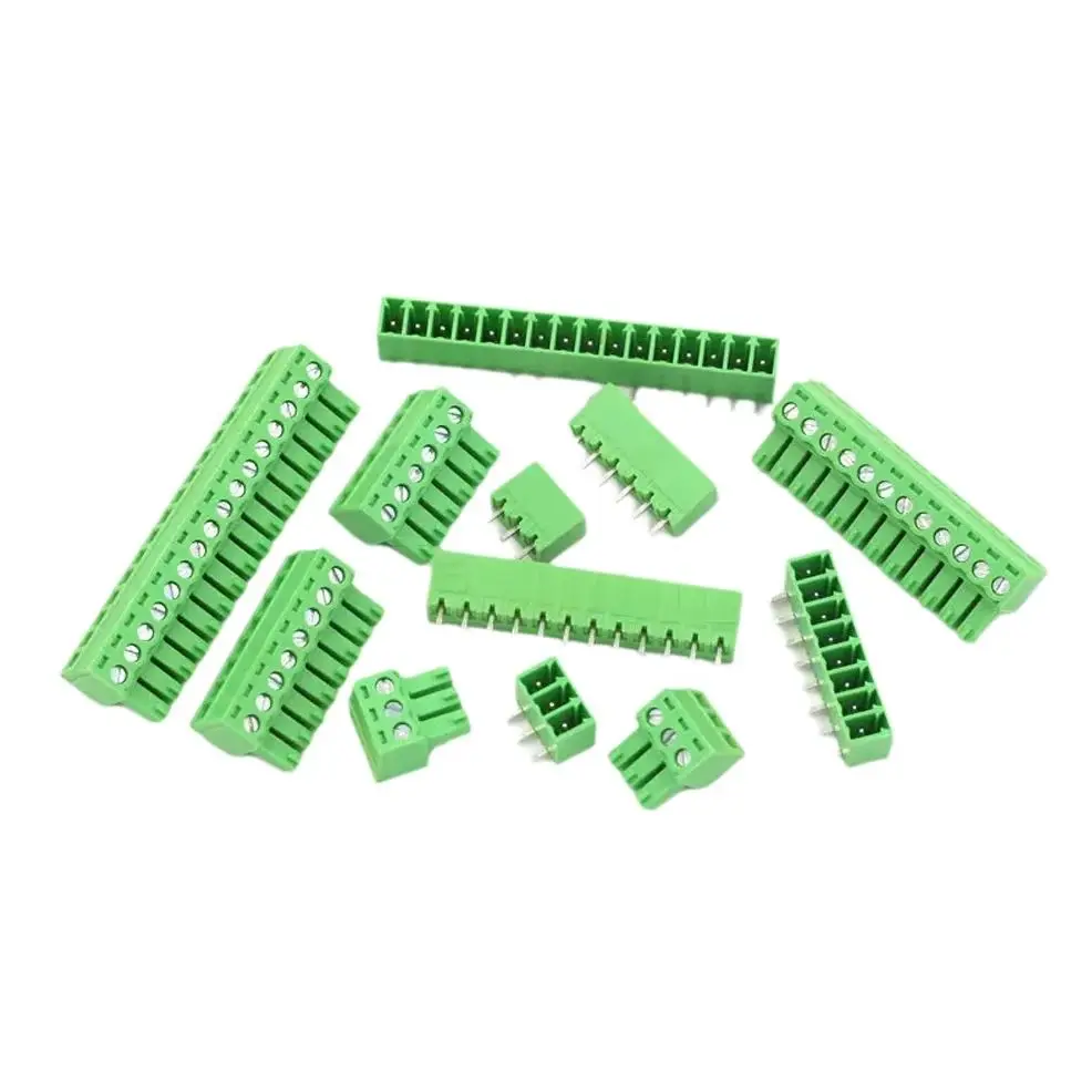 KF2EDG 3.81MM Plug-In PCB Terminal Bent Pin Socket 2/3/4/5/6/7/8/9P