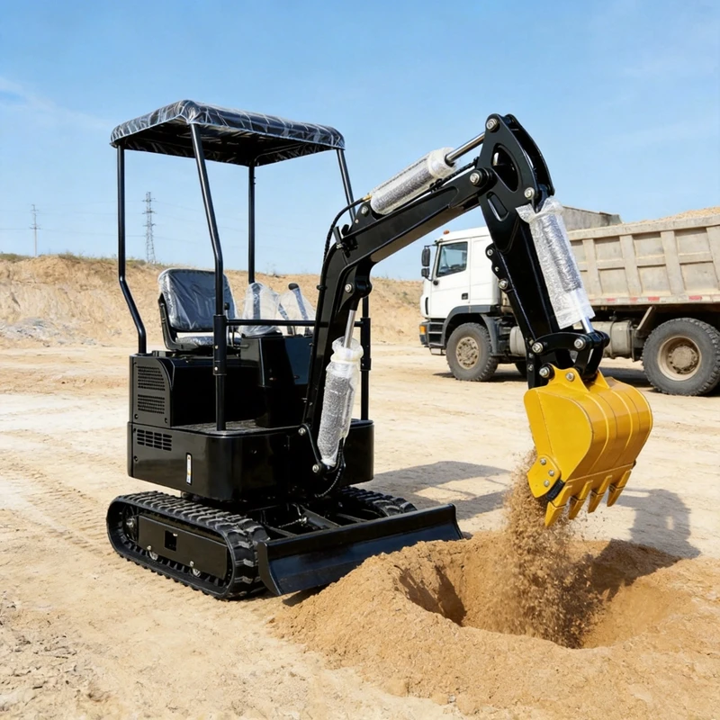 

0.8Ton mini excavator kubota engine Epa/Euro 5 Europe Construction mini excavator diesel mini digger excavator multifunctional