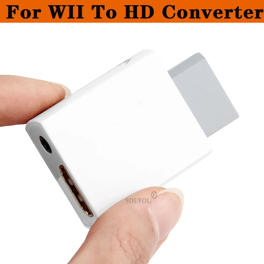Mayflash for WII to HDMI-compatible Converter Adapter Support HD 720P/1080P 3.5mm Audio for PC HDTV Monitor Display Accessories