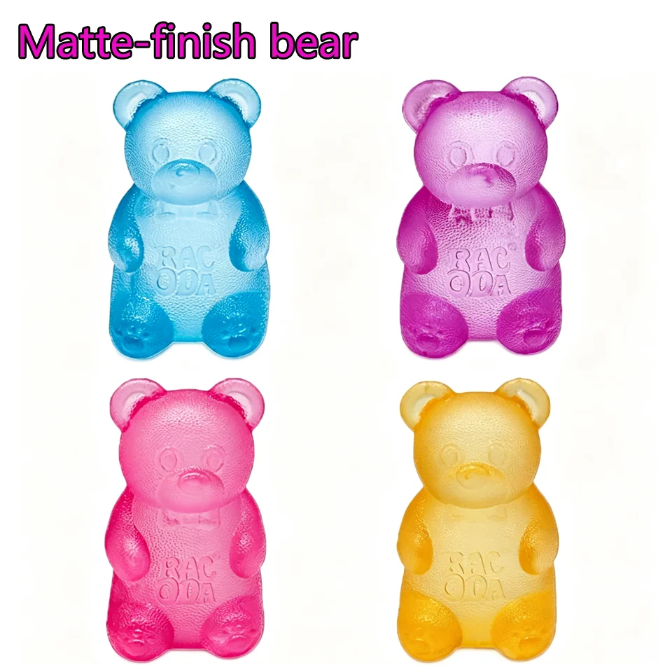 New Arrival Colorful Bear Squishy Toy for Kids Mini Stress Relief Squeeze Ball Desktop Decoration Portable Pocket Ornament