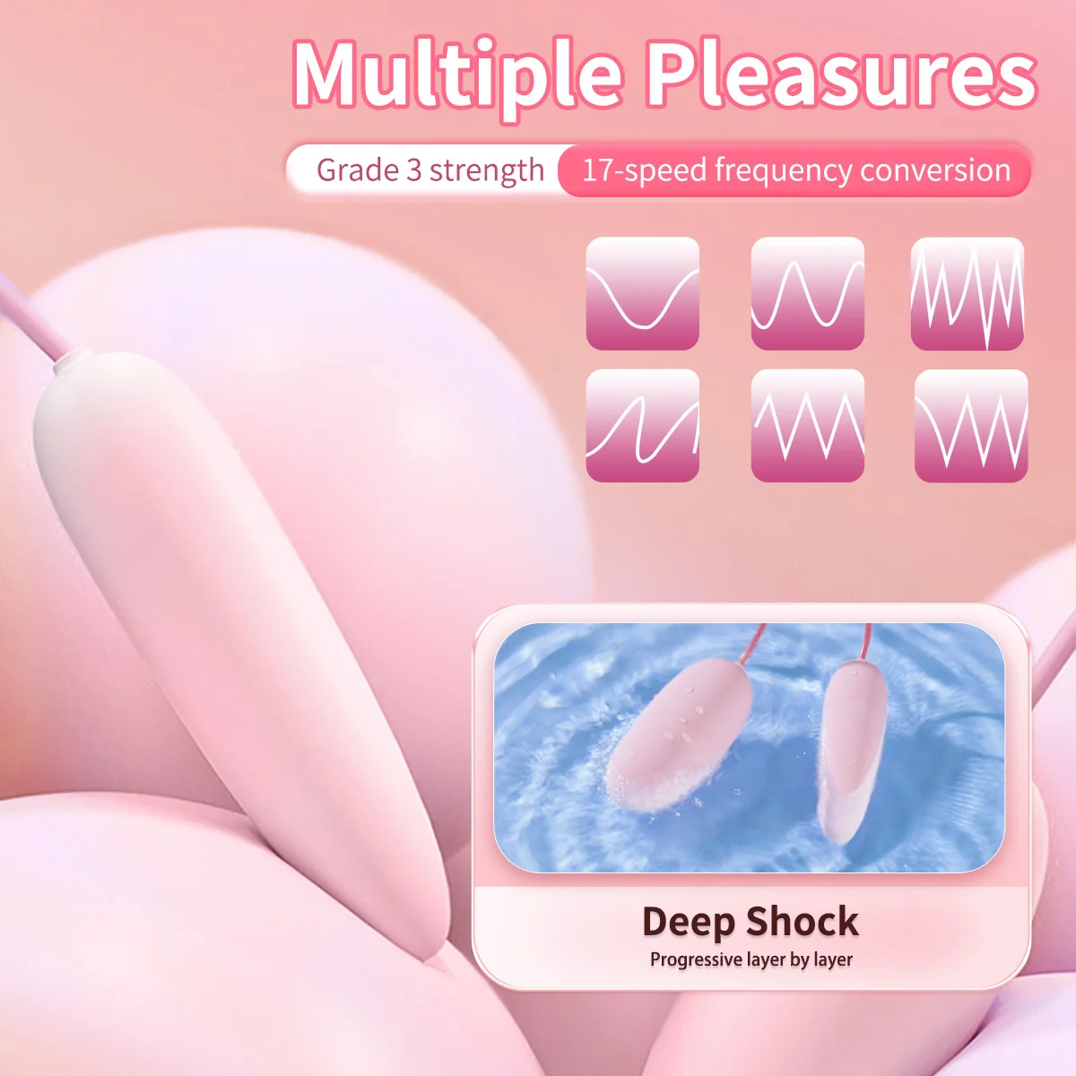 Bullet Vibrator Double Egg Women Toy Vajina Vibration 20 Mode Clitoral G-Spot Stimulator Penetration Sexy Adult For Girl view 3