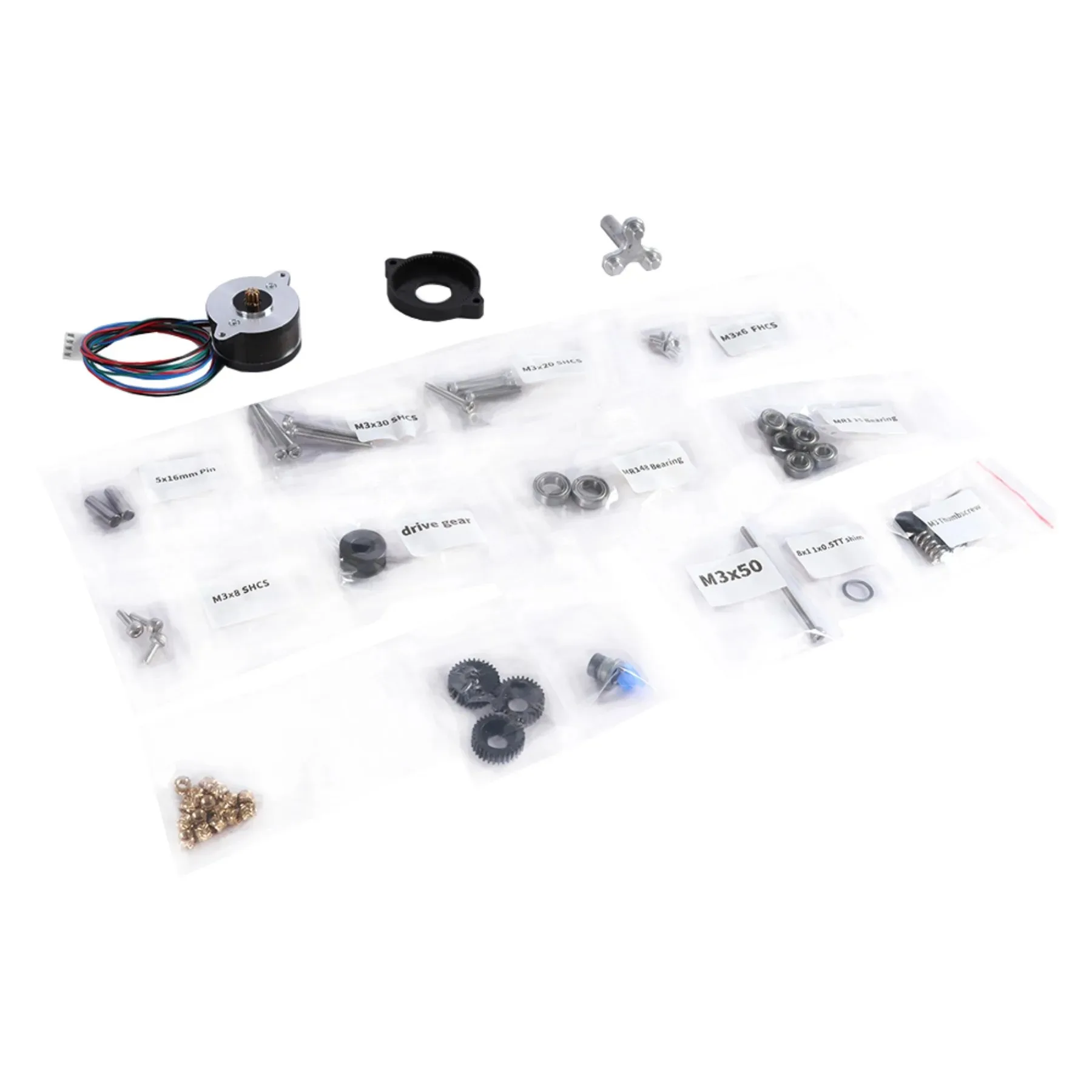 مجموعة ترقية Voron Galileo 2 Extruder متوافقة مع Voron - مجموعة أجهزة كاملة مع محرك متدرج مستدير 36 مم وأجزاء تركيب