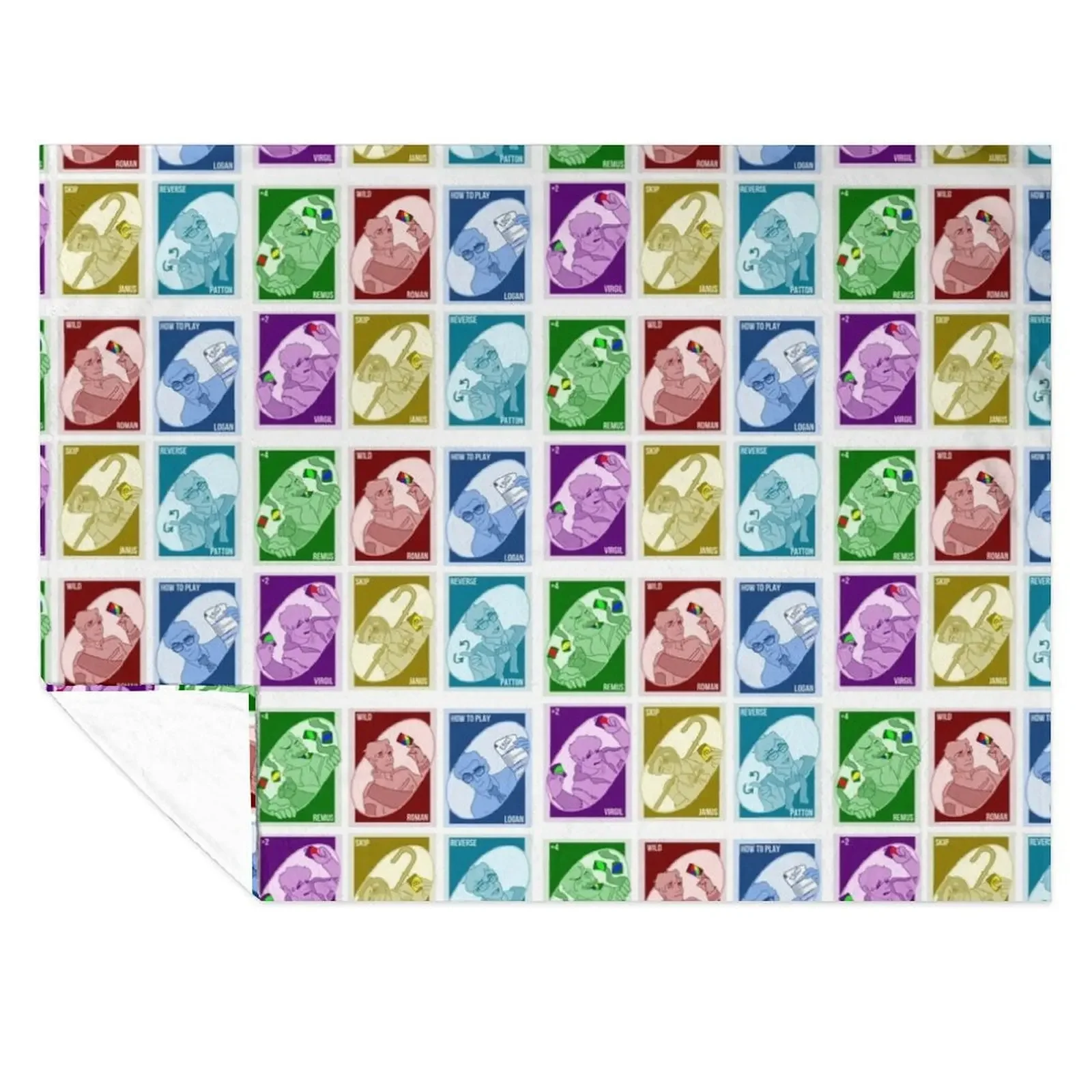 

TS - Uno Sanders Sides Throw Blanket Cute Blankets Sofas Of Decoration Large blankets ands Blankets