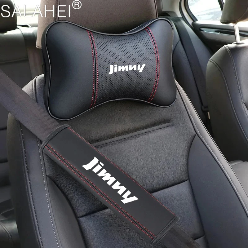 

Car Seat Belt Shoulder Cushion Pad Protection Headrest Neck Support Pillow for SUZUKI JIMNY JA11 JB31 JB33 JB43 JB23 JB64 JB74