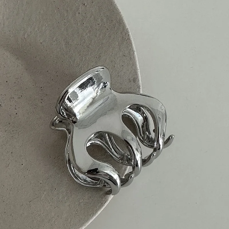 النساء غير النظامية الهندسة المعادن الشعر مخلب المشابك Hairgrip الفاخرة مقاطع الشعر دبابيس الشعر ذيل حصان حامل الفتيات اكسسوارات للشعر