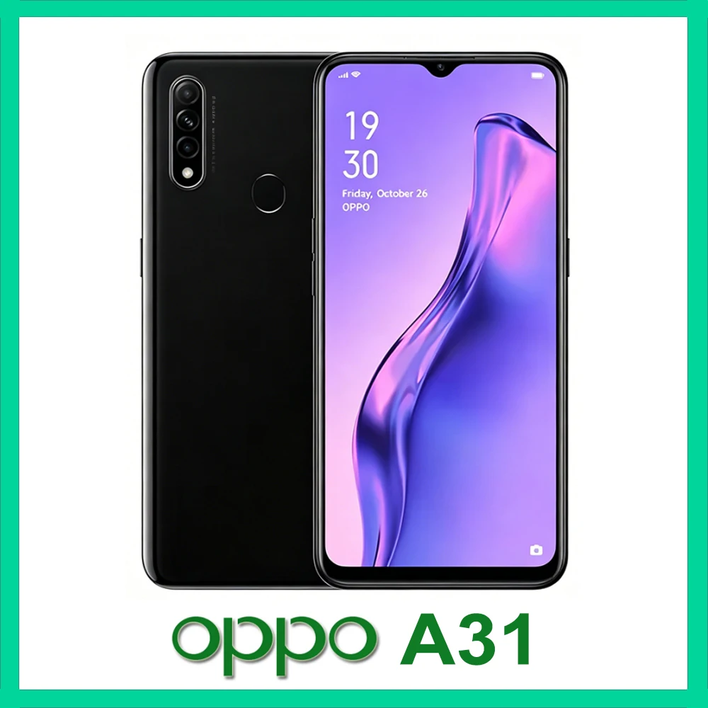 OPPO A31 8GB+256GB Fashion Smart Phone with Rear Fingerprint & Facial Recognition 4230mAh Battery 10W Charging Micro-USB USB 2.0