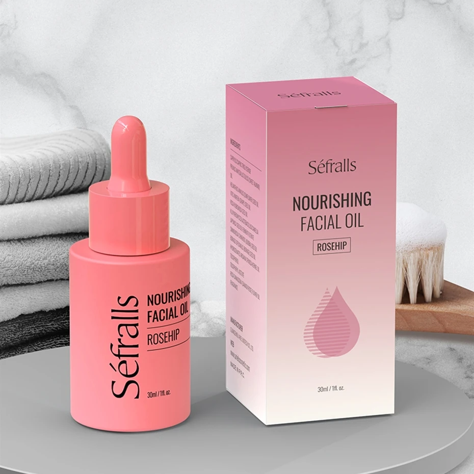 Séfralls Rosehip Facial Essence Oil 30ml Firming Skin Facial Massage oil Moisturizing Skincare Facial Serum Oil