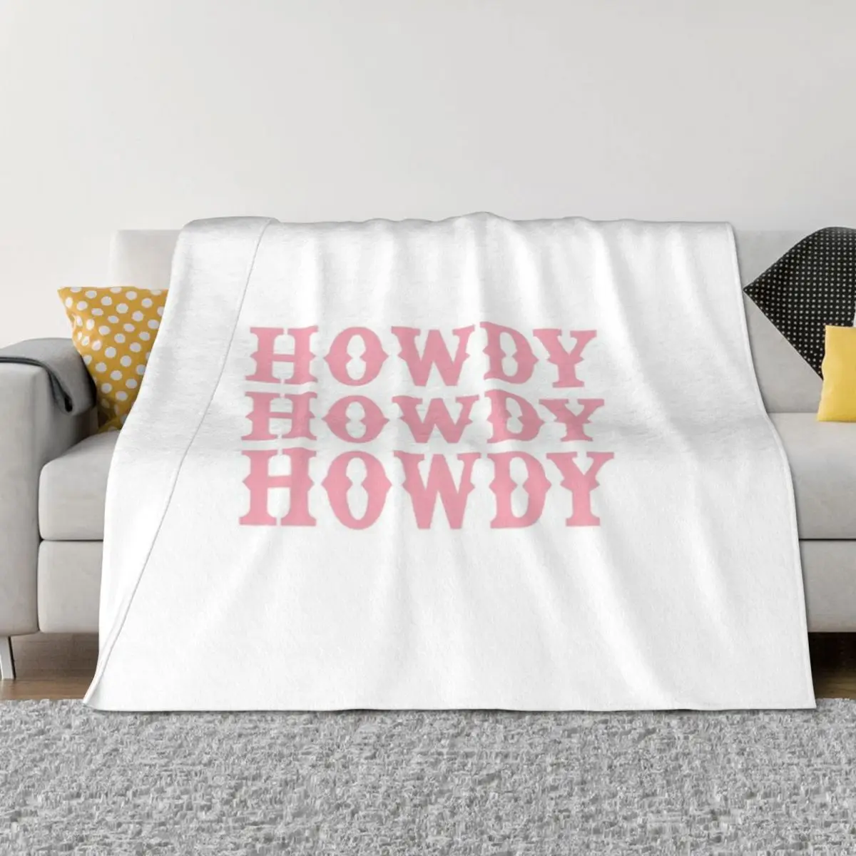 

howdy Throw Blanket Kid'S Shaggy Cute valentine gift ideas Blankets