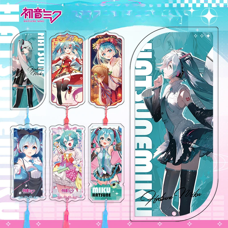 Miku Acrylic Bookmarks JP Anime Goods Birthday Gifts Collection Men Woman In Stock