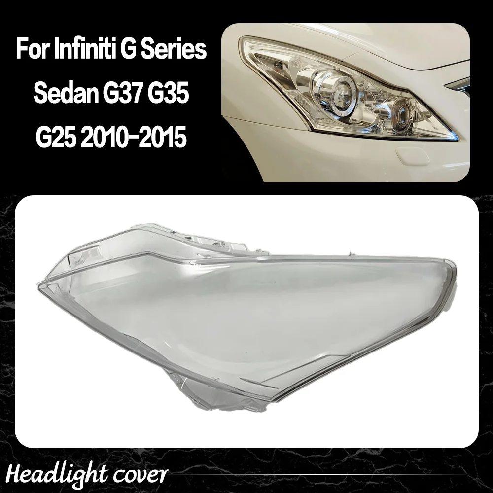 

Для Infiniti G седан G37 G35 G25 2010 2011-2014 2015 автомобильная передняя фара, крышка абажура, крышки фары, корпус