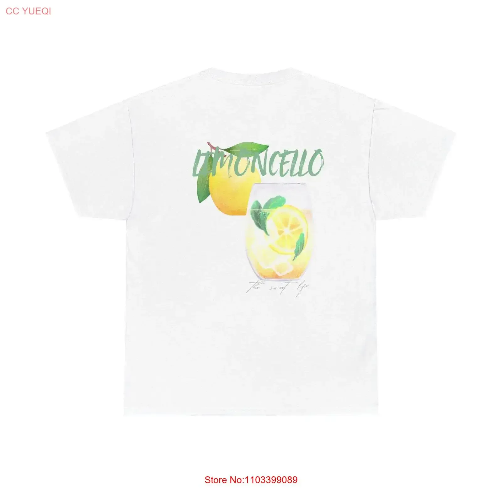 Camiseta Limoncello La dulce vida de Fabiola vintage Lavado Suave Gráfico transpirable Versátil Estirado ligeramente