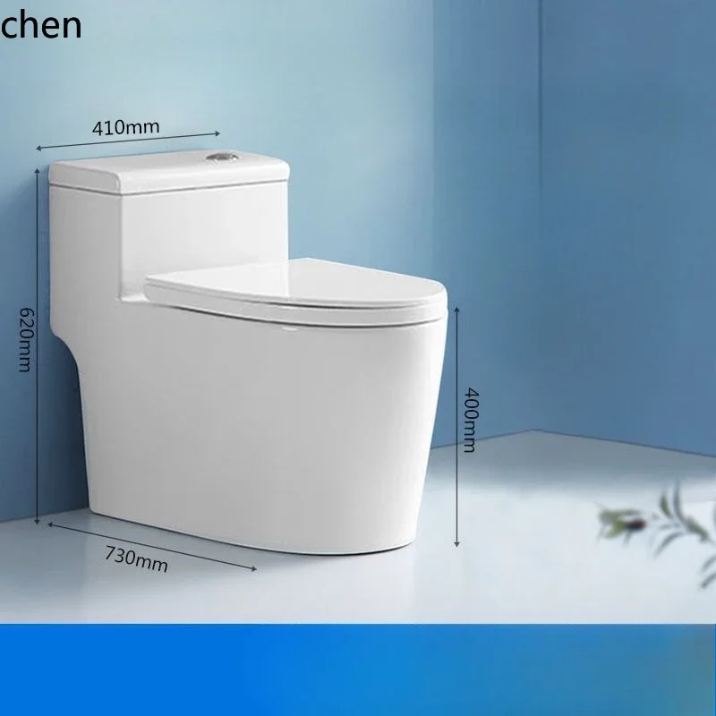 DSA  left extreme right partial hole toilet household anti-clogging silent large pipe super swirl siphon toilet