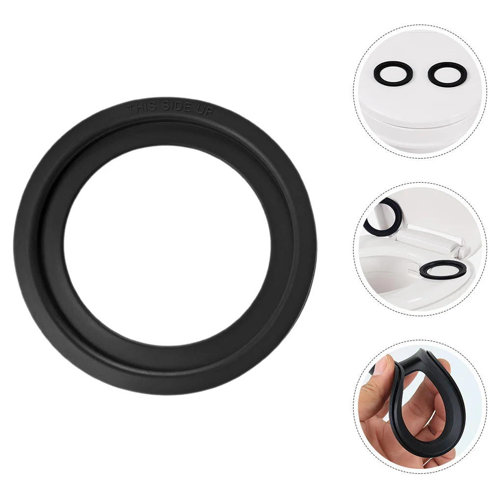 

2 шт., сменная резиновая прокладка для унитаза для автодома, прочная защита от утечек, простая установка для кемпера, прицепа, морской унитаз, смывной шар