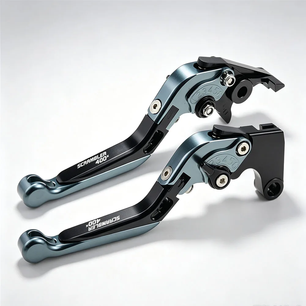 For Triumph Scrambler 400X Scrambler 400 X 2023-2024 Motorcycle Brake Clutch Levers CNC Aluminum Adjustable Folding Extendable S