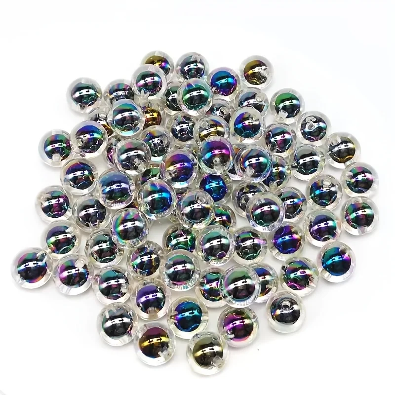 8mm 250/500 black round beads, suitable for bracelets, necklaces, and mobile phone decorations - view 4
