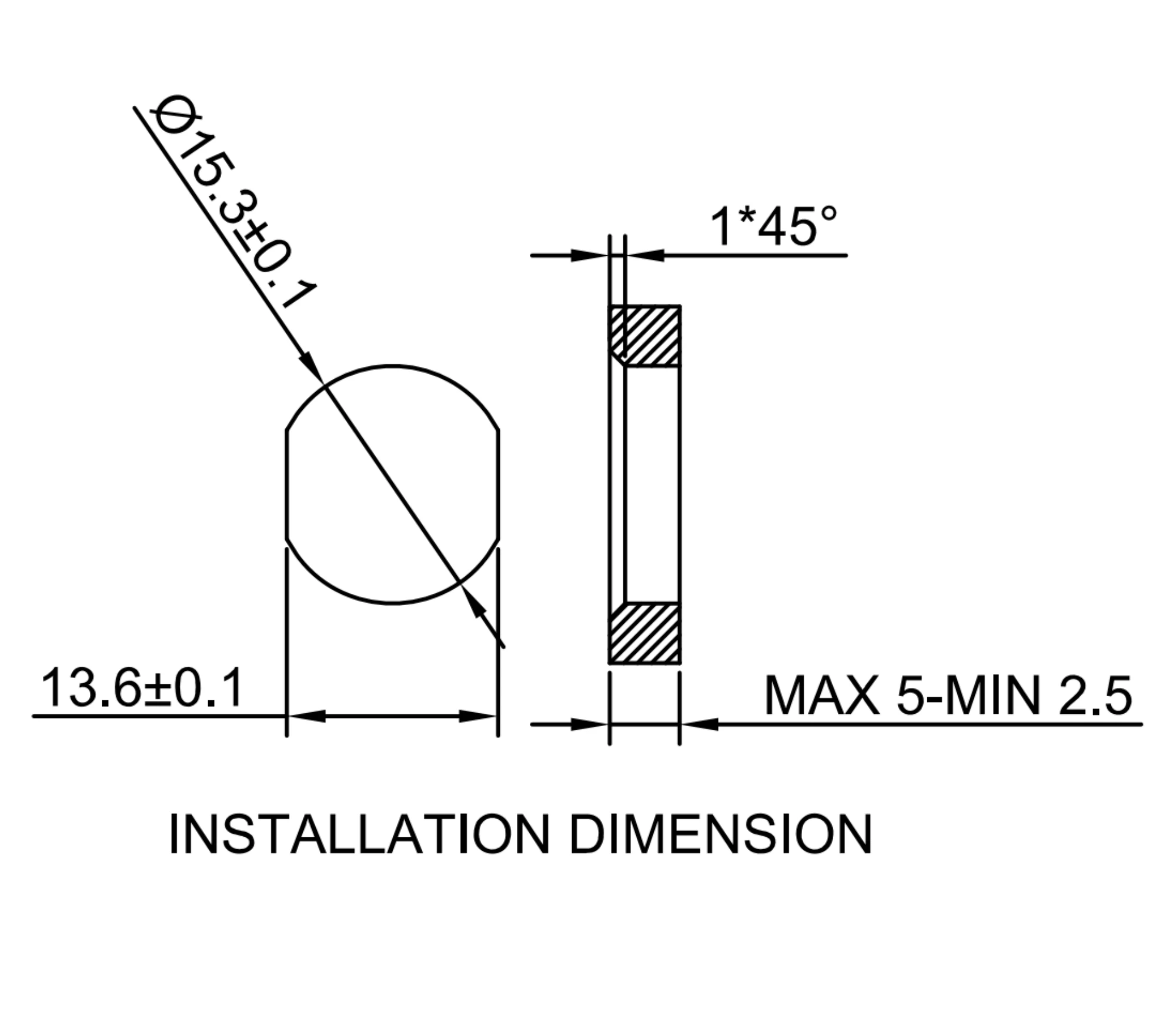 M12 8-Pin-Sensor-Pigtail-Steckverbinder, Rückwandmontage, wasserdichte Flanschbuchse, Gewindekupplung, weiblich, A-Kodierung, mit Kabel – Detail 1