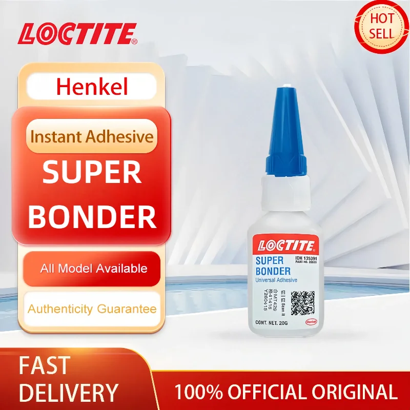 100% Original Loctite Super bonder Instant Adhesive Super Glue Surface Insensitive Low viscosity Cyanoacrylate Glue