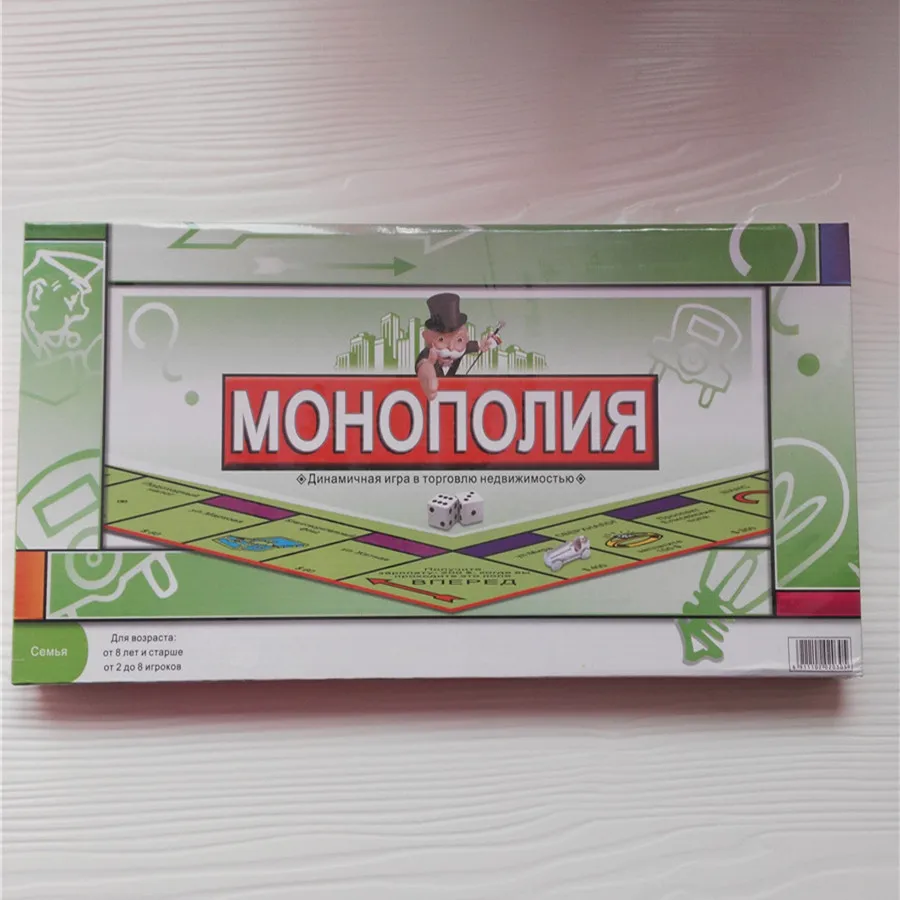 

Классическая настольная игра: Быстрая сделка по обмену недвижимостью. Новая семейная настольная игра для вечеринок, имитирующая торговлю недвижимостью. Для детей от 8 лет.