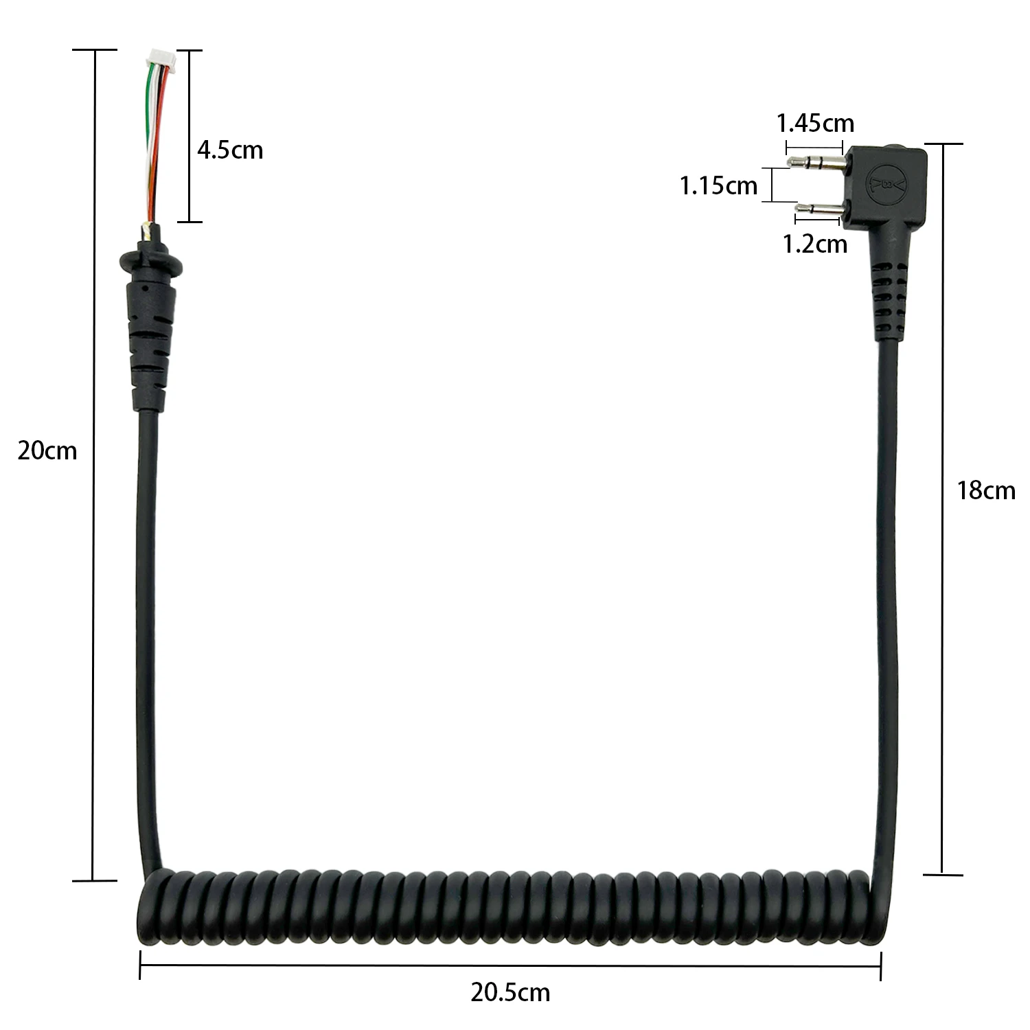 Microphone Radio Cable For TK220 TK240 TK3312 TK2360 NX220 Speaker Two Way Radio