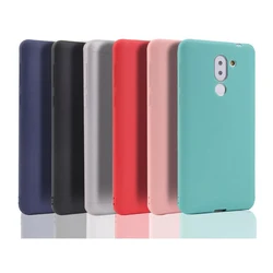 Silicone Case For Huawei Honor 6X / Mate 9 lite / GR5 2017 Silicone Soft Case for Huawei Honor 6X Frosted Matte Back Cover